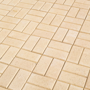 basketweave paving design