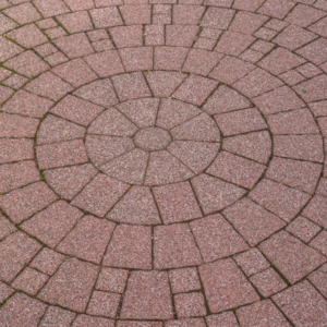 circular patter paving